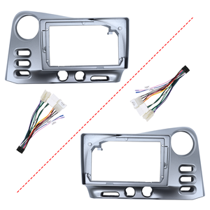 Marco de salpicadero para instalación de radio de coche Android, venta al por mayor de fábrica, para Toyota <span class=keywords><strong>Corolla</strong></span> Matrix 2003-2004, marco de pantalla de 9 pulgadas para reproductor de radio de coche - Product Image 1