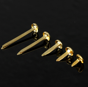 Clavijas <span class=keywords><strong>de</strong></span> <span class=keywords><strong>Papel</strong></span> Redondas <span class=keywords><strong>de</strong></span> 8mm, Doradas, Plateadas y <span class=keywords><strong>de</strong></span> Latón, Clavijas Divididas a Granel para Oficina, Escuela, Manualidades y Decoración - Product Image 4