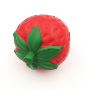 Slow-rebound Strawberry Simulation Fruit Model Ornament Stress-relief Toy - Product Image 2