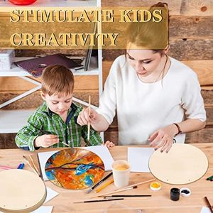 Rondins en bois non finis pour projets de bricolage de Noël, d'Halloween, de décoration intérieure, de projets <span class=keywords><strong>Cricut</strong></span>, de porte-manteaux, de panneaux muraux, d'artisanat, de <span class=keywords><strong>gravure</strong></span> - Product Image 1