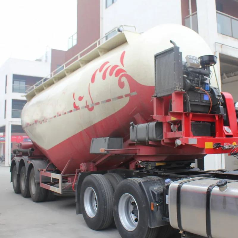 Produttore cinese 3 axel 30cbm di massa di cemento camion compressore d'aria del serbatoio rimorchio per la vendita con il prezzo basso