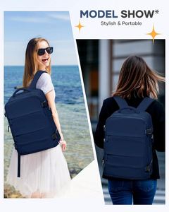 Sac à dos de randonnée ultraléger 20L, pliable, compact, avec fermeture éclair, bretelles réglables pour les voyages et les activités de plein air - Product Image 3