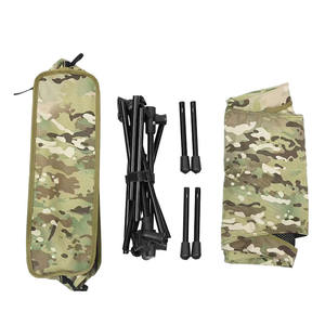 Silla Plegable de <span class=keywords><strong>Playa</strong></span> Resistente de Aluminio, Ideal para Campamentos, Pesca, Senderismo, Dormitorio <span class=keywords><strong>y</strong></span> Gimnasio - Product Image 4