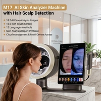 18 Images Factory OEM M17 Wholesale Skin Analyzer M17 for Beauty Salon With Scalp Magnifier