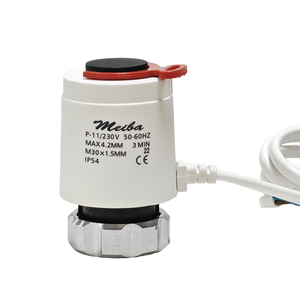 Tuya Smart Touch Wifi Termostato Válvula Central Calor Habitación Ventilador Bobina HVAC Calefacción por suelo radiante Normalmente cerrado (NC) Servo SIN <span class=keywords><strong>control</strong></span> - Product Image 1