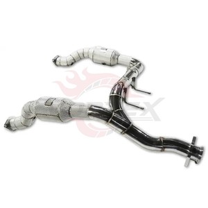 ท่อลง Vortex SS304 สำหรับ Ford F150 3.5T EcoBoost ปี 2015-2019 พร้อมแผ่นกันความร้อน ท่อ Y-Pipe ท่อไอเสียแบบไหลสูง ท่อหน้า - Product Image 6