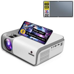 Projecteur vidéo Portable Led multimédia, écran de pouces, Wifi, 5G, bluetooth, 2 en 1 - Product Image 1