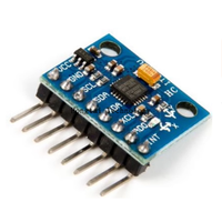 GY-521 MPU-6050 Sensor Gyro Analog 3-Axis Akselerometer 3-Axis Modul 6DOF Skema dengan Kode