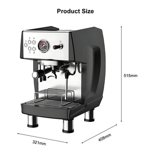Máquina de Café Espresso Inteligente con Tecnología de Control de Temperatura PID, Ajustable, de 3 Orificios, de Alta Calidad, de Grano a Taza - Product Image 2