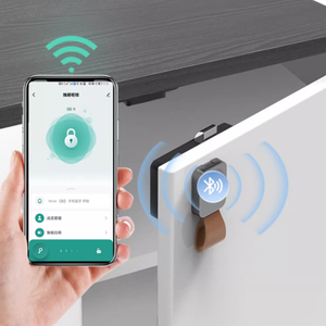 新款图雅App无钥匙电子生物指纹抽屉锁带指纹智能柜锁的电子柜 - Product Image 2