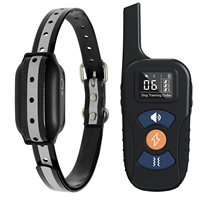 Hundetraining-Stoßkragen 3300 Fuß mit verstellbarer Tonhöhe Beep, Vibrations-Stoß und Tastaturverschluss für große mittlere kleine Hunde