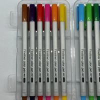 Marqueurs de calligraphie colorés personnalisés OUTAE, feutres à pointe fine pour croquis, ensemble de stylos à pointe fine non toxiques pour artistes, utilisation personnalisée