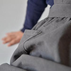 MS14 Cross Border Wholesale Cotton Linen <b>Waterproof</b> Korean Style Printed Adjustable Extended <b>Apron</b> Kitchen Multi Colors Unisex - Product Image 5