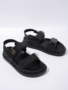 <span class=keywords><strong>Sandali</strong></span> Gladiatore da Donna con Plateau in Gomma <span class=keywords><strong>di</strong></span> Grandi Dimensioni, Suola Intermedia in Vera Pelle Ammortizzata, Stile Coreano, Doppia Fascia - Product Image 6