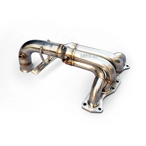Tubo de Escape de Alto Rendimiento Personalizado para Mini <span class=keywords><strong>Cooper</strong></span> S <span class=keywords><strong>Cabrio</strong></span> R56 R57 R60 1.6T 2.0T, Tubo de Flujo en Ramal SS304, Mejora de Potencia para Carreras y Tuning - Product Image 1