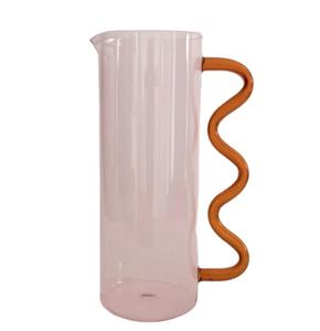 <span class=keywords><strong>Carafe</strong></span> et gobelet en verre coloré octogonal personnalisé en gros, résistant <span class=keywords><strong>à</strong></span> la chaleur et au <span class=keywords><strong>froid</strong></span>, en borosilicate élevé, <span class=keywords><strong>pour</strong></span> boissons froides et jus - Product Image 3