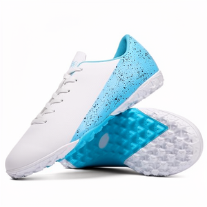 Chaussures <span class=keywords><strong>de</strong></span> football pour hommes, crampons pour terrain synthétique, chaussures <span class=keywords><strong>de</strong></span> football en salle, doublure en mesh, tige synthétique, crampons petits pour grands garçons - Product Image 1