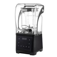 Mixeur puissant à 6 lames en plastique pour usage intensif, pour contenants, chauffage, mixeur commercial industriel, jus, smoothie, hôtel, bar