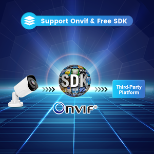 Caméra de surveillance CCTV PoE 4K Ultra HD avec détection IA des personnes et des véhicules, extérieure, H.265, 8MP, Bullet IP, vision nocturne, Cloud - Product Image 6