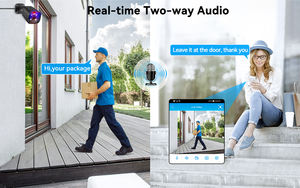 Techage-cámara <span class=keywords><strong>de</strong></span> seguridad Cctv para exteriores, 2K, Poe, a todo <span class=keywords><strong>Color</strong></span>, 4Mp, Ai, Poe, Ip, Xmeye - Product Image 4