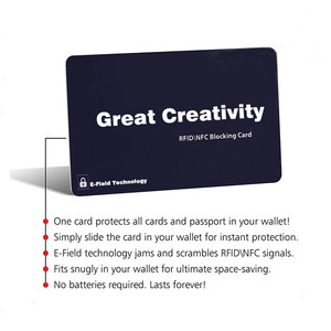 Tay Áo Thẻ Miễn Phí Ecofriendly Trắng Trống NFC RFID Chặn Thẻ Chống RFID Tín Hiệu Chặn Cho Thanh Toán An Toàn - Product Image 4