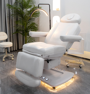 Luxurious 4 Motor 240 Degree Rotating Three Control <b>Electric</b> Beauty <b>Table</b> for Facial Massage with Customizable Color Options - Product Image 1