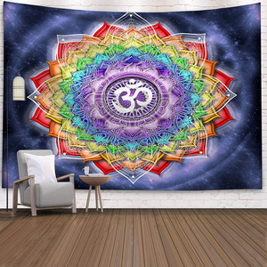 Распродажа Таро настенная подвеска Мандала богемный полиэстер волокно Таро печать гобелен ковер Мандала Настенный декор дерево в стиле бохо - Product Image 2