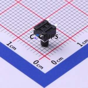 TS4565TP Tactile Switch SMD-4P,4.5x4.5mm Switch Single Pole Single Throw Round Button 2.5N Vertical Mount - Product Image 2