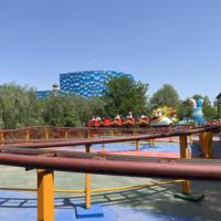 Manège de parc d'attractions extérieur : Montagnes russes d'occasion à vendre pour parcs d'attractions et stations touristiques