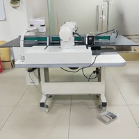 Máquina de Coser Industrial de Alta Resistencia Good Time GT-8050 DPX de 17 Agujas, de Alta Velocidad, con Puntada de Cadena, Programación Computarizada y Motor de Hierro