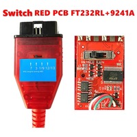 4091 Red Board KKL 409 FTDI FT232RL 正品 9241A OBD2 汽车诊断电缆 OLIVER 兼容 Windows XP/7 1 年保修