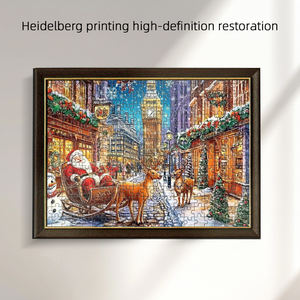 <span class=keywords><strong>Puzzle</strong></span> Natalizio Incantato con Scatola Luminosa, Regalo Personalizzato con Arte Stampata, Effetto Foil, Floccato, Laser, Magico, <span class=keywords><strong>Puzzle</strong></span> Artigianale su Misura - Product Image 5