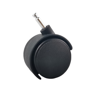 Ruedas giratorias de plástico negro Shih Hung Hardware para sillas, accesorios para carritos de muebles - Product Image 4