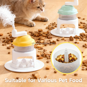 Juguete Dispensador de Golosinas para Mascotas, Juguete Interactivo para Perros y Gatos, Rompecabezas de Alimentación Lenta con Plumas - Product Image 5