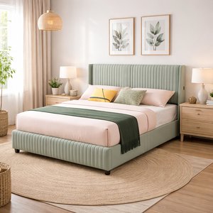 <span class=keywords><strong>Letto</strong></span> King Size Salvaspazio 120x200 Stile Giapponese con Contenitore Multifunzione e Base a Molle - Product Image 1