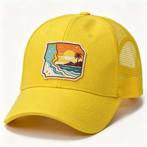Wholesale Custom High Quality Fashion Trucker <b>Hat</b> 3D Embroidery Solid Color Sports Waterproof Breathable Cycling Outdoor - Product Image 1