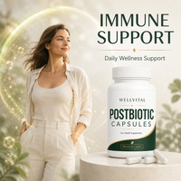 Capsules postbiotiques immunitaires sans réfrigération, marque blanche OEM ODM, pour le soutien immunitaire