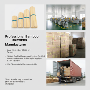 Sweetcorn Cobs Hygeian Long Tornado Potato Bamboo Stick 5mm* 36inch Bamboo Skewer 90cm Long Bamboo Marshmallow Roasting Sticks - Product Image 4