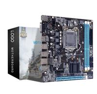 Motherboard H61 LGA1155 M.2 NVME Mendukung 2XDDR3 RAM PCIE 16X untuk Kantor untuk Motherboard Gaming PUBG CF LOL