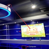 Simulateur de tir virtuel pour aire de jeux intérieure, jeux de projecteur mural interactifs, simulateur de tir au laser multijoueur