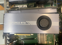 Kartu Grafis GPU Manli CMP 90HX dan 3 Kipas 100m 295w Konsumsi Daya