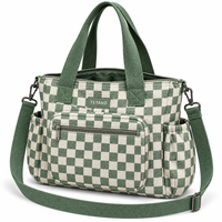 Sac de rangement en polyester personnalisé pour travaux manuels et voyages, intérieur spacieux avec bandoulière amovible
