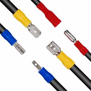 Terminales de Cable Automotriz de Manga Única Serie RV, Terminales de Anillo de Latón con Aislamiento de Vinilo y Cobre, Clasificación de 1000 V - Product Image 4