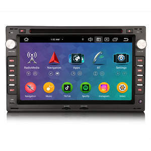 Erisin ES6509VB Android 14.0 Autoradio GPS Système Multimédia CarPlay pour VW POLO BORA SHARAN PASSAT Amplificateur OBD2 - Product Image 1