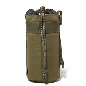 Échantillon gratuit : Porte-bouteille tactique en polyester 600D avec cordon de serrage, pochette à eau pour le sport, sac d'extérieur - Product Image 1