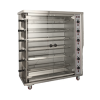 Vente en gros Four à rôtir électrique vertical pour poulet en acier inoxydable Équipement de cuisine commercial pour rôtir des poulets entiers