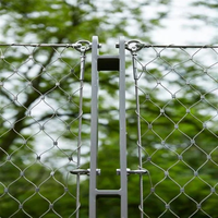 Meistverkauftes Produkt SS 304 316 Flexibles Handgewebtes Edelstahl-Drahtseil-Netz für Treppengeländer