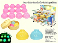 Jouets anti-stress lumineux et colorés en forme de chignon, à rebond lent, pour soulager l'anxiété, mini, portables et durables pour adolescents