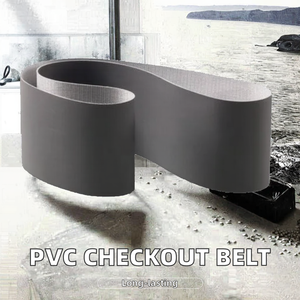 Bakkal kasiyer PVC kemer, Ultra dayanıklı, siyah kaplama - Product Image 2