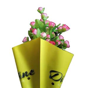 Shandong <span class=keywords><strong>pas</strong></span> <span class=keywords><strong>cher</strong></span> Oem impression personnalisée fleurs fraîches et plantes papier d'emballage impression Cpp emballage manchons de fleurs - Product Image 6